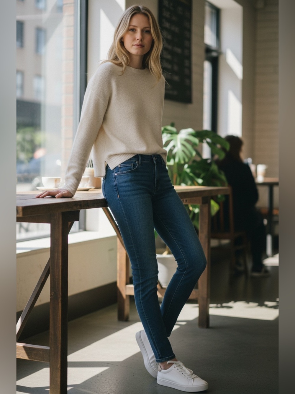 Derek Lam 10 Crosby Mid-Rise Skinny jeans Blue Sz 28